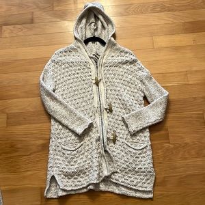 Free people toggle hoodie cardigan